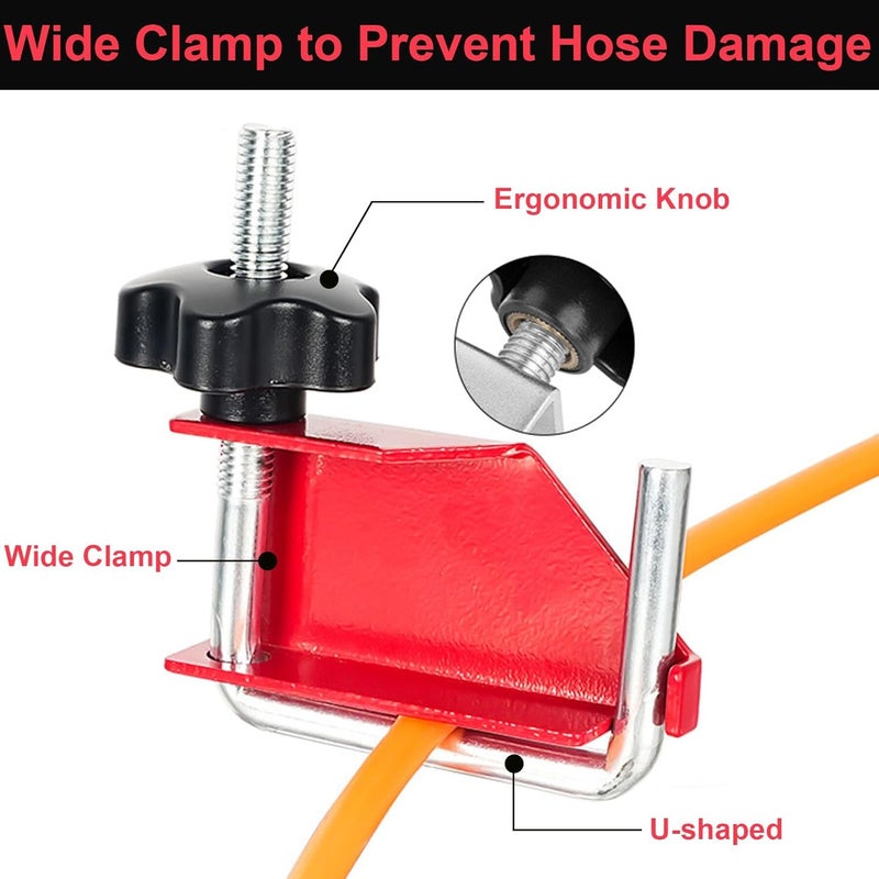 FullMayPro 4 Pack Hose Pinch Off Pliers Clamp Pliers for Flexible Fuel Line Coolant Radiator Hoses Clamp Tool etc, 3/8in 1/2in 1in 1-3/4in,Without Damaging the Line - Image 3